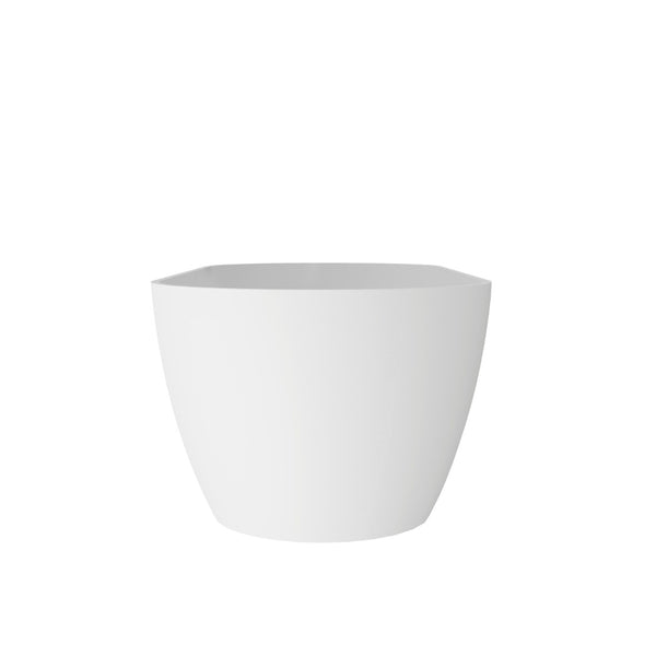 English Elm 63" Stone Resin Freestanding Soaking Tub Matte Sculpted Surface for Spa Bathroom W1920P412393