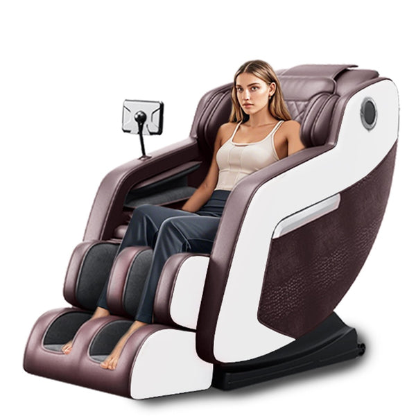 English Elm The Zero Gravity Massage Chair: Full Airbag Coverage, Hip Heating & Foot Massage For Ultimate Relaxation! W3327S00001-GIGA