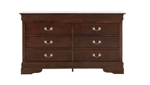 English Elm Louisphillipe G02125-D Dresser - Elegant Cappuccino Finish With Classic Carved Details & Quality Drawers B078107847