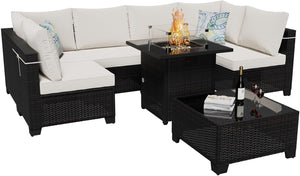 English Elm Cushion Chaise Lounge 75" Black White Striped Outdoor Seat and Back with Zipper, Removable Cover Beige W419P199031