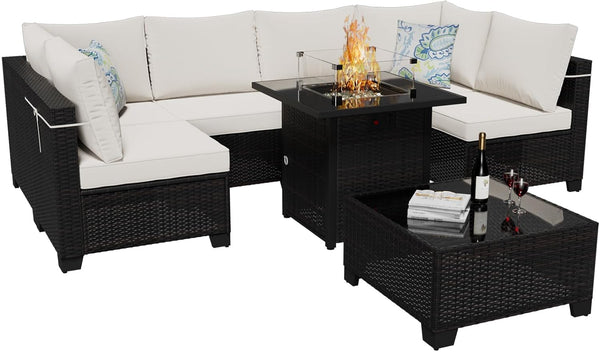 English Elm Cushion Chaise Lounge 75" Black White Striped Outdoor Seat and Back with Zipper, Removable Cover Beige W419P199031