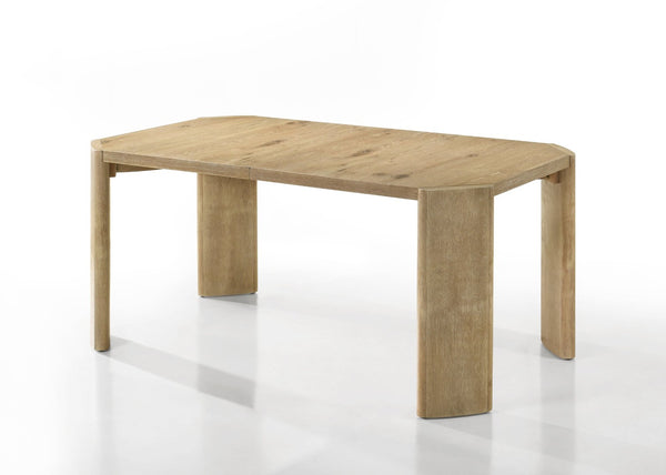 English Elm Massimo Oak Grain Extendable Rectangular Dining Table Seats 6 to 8 Guests B2749S00222