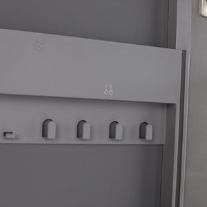 English Elm 20'' Wall Mounted Bathroom Medicine Cabinet with Mirror Adjustable Shelves Plywood W999P470282
