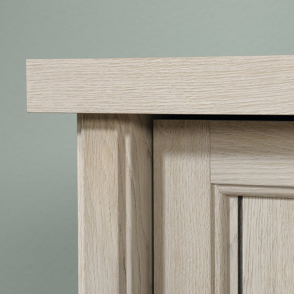 English Elm Credenza, Versatile Gray Finish With Ample Storage For Living Rooms, Home Offices & Entryways B356P402696