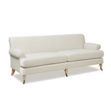 English Elm Alana 88" Lawson Two-Cushion Tightback Sofa, French Beige Performance Velvet