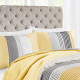 Madison Park Amherst Transitional 7 Piece Comforter Set MP10-2450 Yellow