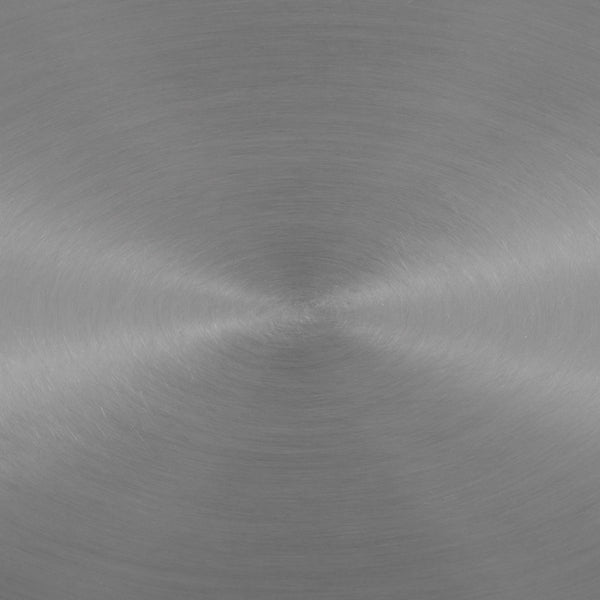 English Elm Metal Spun Round Accent Table Brushed Nickel Finish for Modern Living Rooms B202P471740