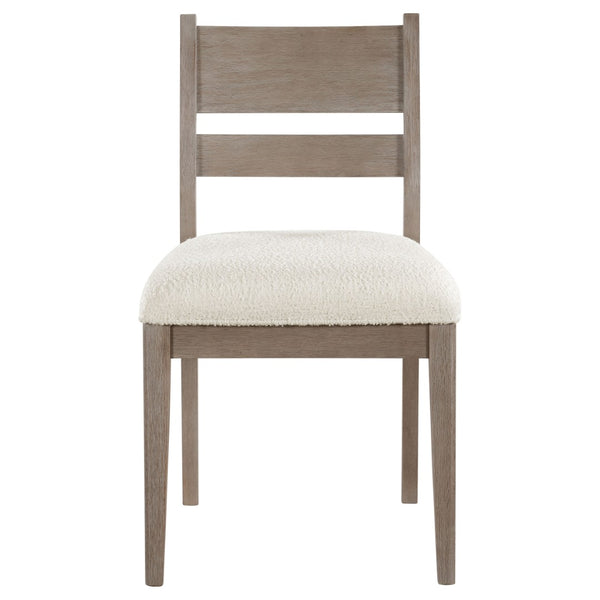 English Elm Ruston Five Piece Acacia Wood Dining Set with Ladder Back Chairs for Farmhouse Rooms B062S01468