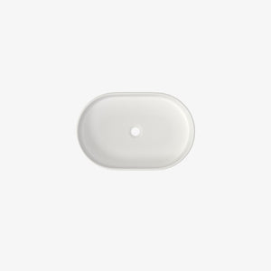 English Elm Solid Surface Pedestal Basin Seamless Non-porous Build for Modern Bathrooms T3785P491207