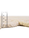 Unique Loom Braided Jute Punita Hand Braided Novelty Rug Ivory,  5' 1" x 5' 1"