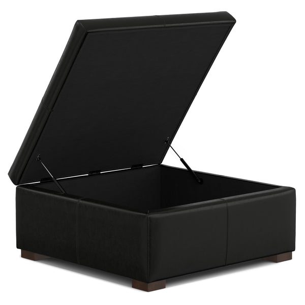 English Elm Gabbie Square Coffee Table Ottoman - Modern Versatile Storage Solution For Stylish Living Spaces B136P252701