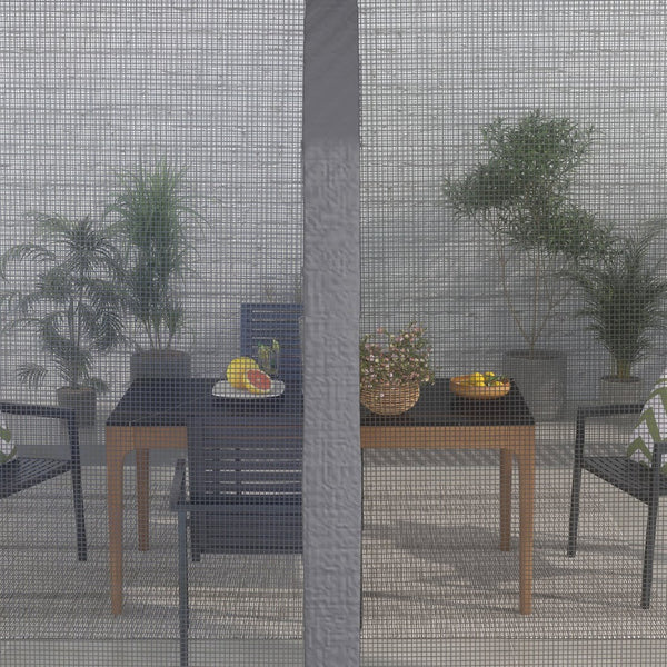 English Elm Outsunny 10' X 13' Outdoor Patio Gazebo With Vented Roof & Insect Netting For Stylish Backyard Comfort W2225P174240-GIGA