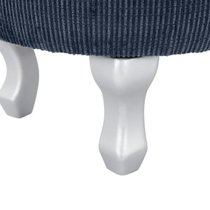 English Elm Christopher Knight Home® - 29.5'' Storage Bench with Button-Tufted Fabric, Tassel-Trim Ottoman with Hidden Compartment for Bedroom Blue 30.25 L x 18.5 W x 14 H N761P335817C