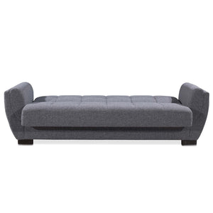 English Elm PrimeNest SkyHaven Upholstered Convertible Sofabed with Storage, Chenille Comfort, Quick Click Bed Transformation Gray B030P286506