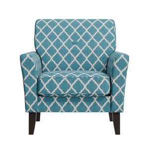 English Elm Dorset Barrel Accent Chair Velour Upholstery Solid Legs Compact Living Room Seating B127P495068