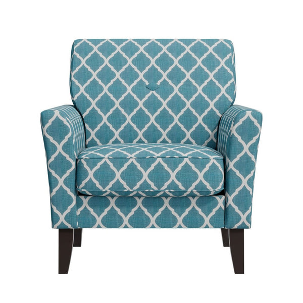 English Elm Dorset Barrel Accent Chair Velour Upholstery Solid Legs Compact Living Room Seating B127P495068