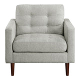 OSP Home Furnishings Grayburn Mid-Century Chair Smoke