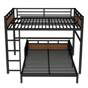 English Elm Twin Xl Solid Pine Loft Bed with Built-in Led Lighting and Storage Shelves Walnut W1580S00504