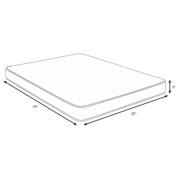 English Elm Cienaga Bamboo Cover Twin Mattress Firm Foam Hypoallergenic Bunk Bed Sleep B062P466881