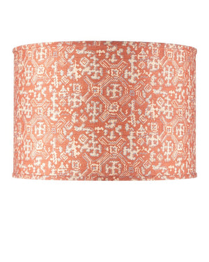 Currey & Company Nomad Beige Drum Lamp Shade - Elegant Desert-inspired Design By Lacefield For Timeless Home Décor Orange Cotton 0900-6014-currey-company