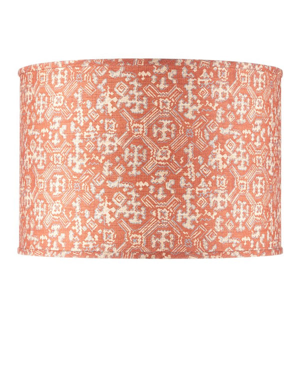 Currey & Company Nomad Beige Drum Lamp Shade - Elegant Desert-inspired Design By Lacefield For Timeless Home Décor Orange Cotton 0900-6014-currey-company