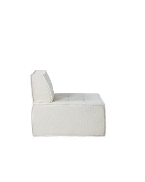 English Elm L-shaped Modular Floor Sofa Plush Sherpa Sectional for Living Room Reading Nook W1960S00017
