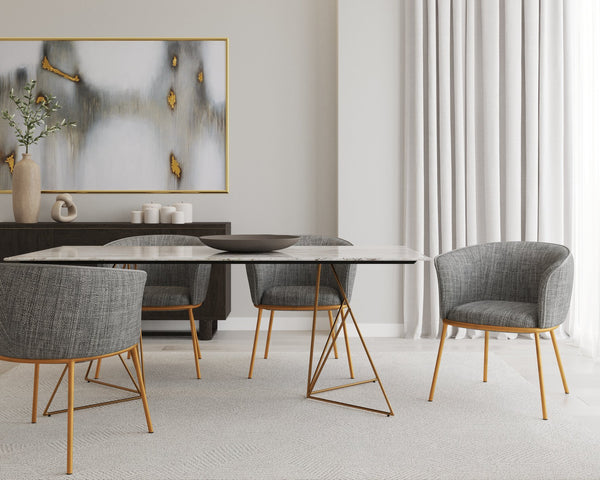 Sunpan Calais Hand-Tufted Wool-Viscose Rug with Unique Geometric Pattern for Modern Contemporary Spaces 10' X 14'