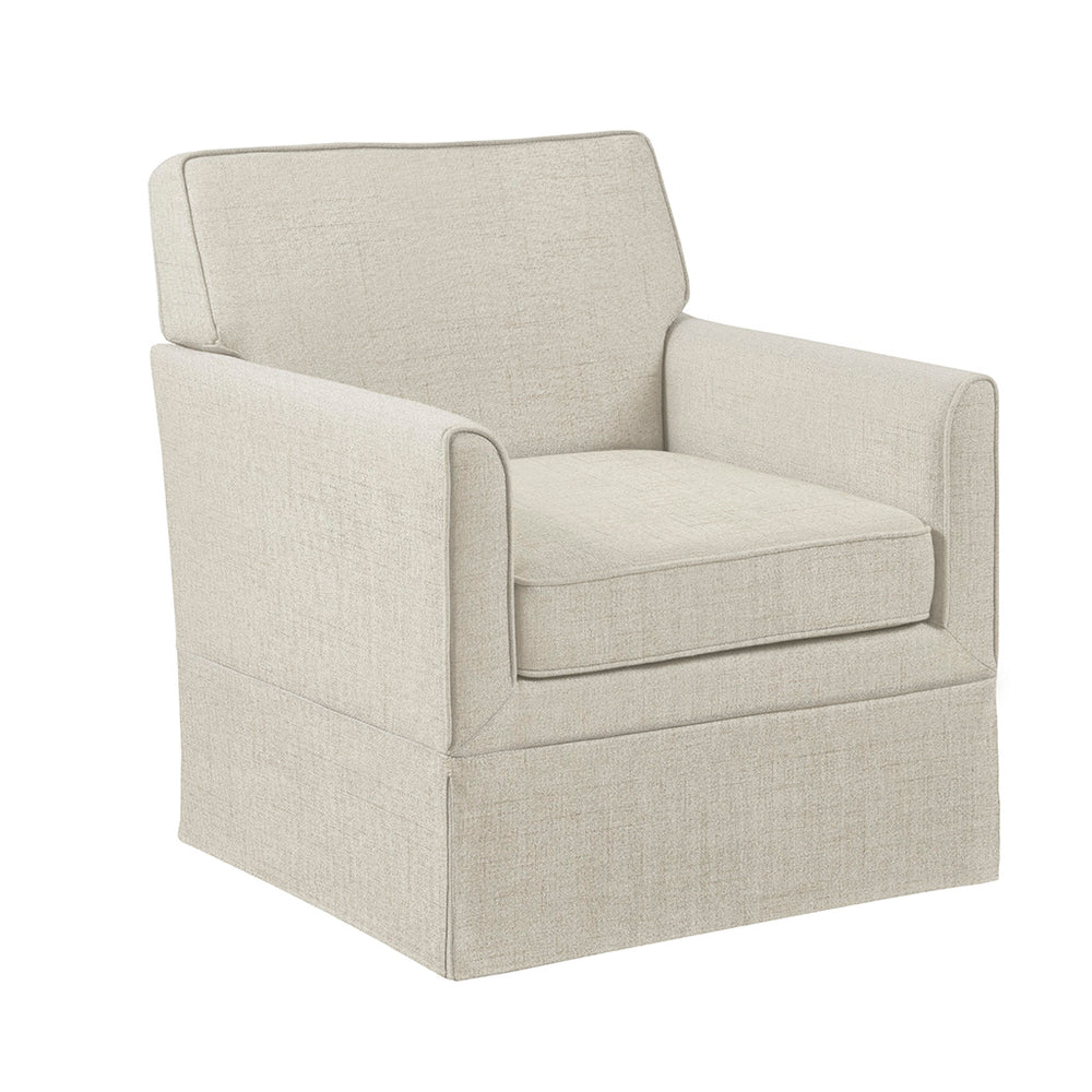 JLA Home 510 Design - Accent Slipcover-Inspired Armchair with Piped Detailing, Skirted Base & Removable Cushion for Comfort 5DS100-0033