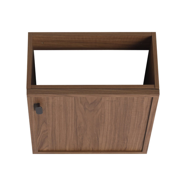 English Elm 18.5" Wall-Mounted Bathroom Vanity With Resin Sink, Soft-Close Door & Stylish Natural Walnut Finish W1972P362141