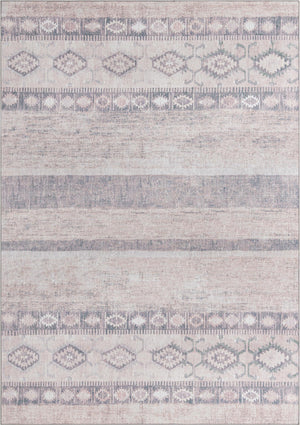 Unique Loom Timeless Verona Machine Made Geometric Rug Gray, Ivory/Light Brown/Green 8' 4" x 12' 2"