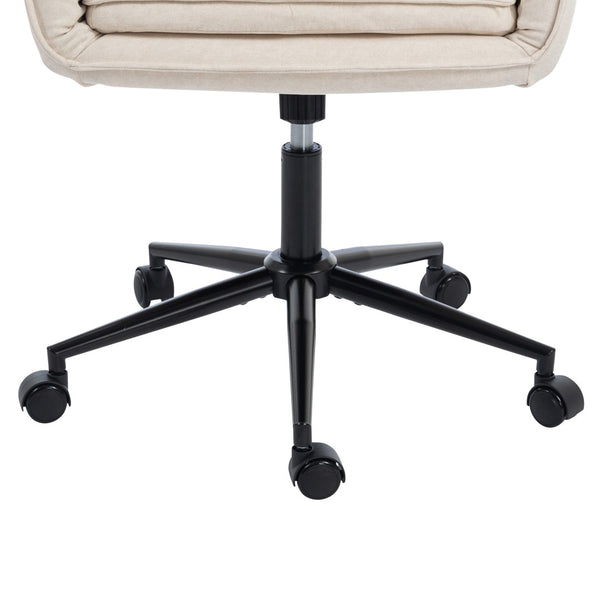 English Elm Stylish Barrel Swivel Accent Chair Upholstered Seat with Storage for Vanity or Dining W3248P424649