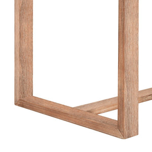 English Elm TOPMAX 82-inch Farmhouse Extendable Dining Set with Two 11" Removable Leaves, Upholstered Seats and Bench Brown N717S000230D