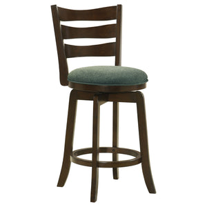 English Elm Fenster Hunter Green Wood Swivel Bar Chair – Elegant Comfort With 360° Swivel & Timeless Style B062P299939