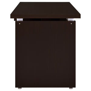 English Elm Ulloa 83-Inch L-Shaped Office Desk - Modern Cappuccino Finish With Ergonomic Design & Storage Solutions B062S01318-GIGA