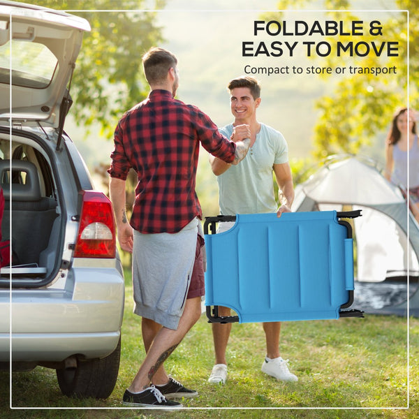 English Elm Outsunny Adjustable Outdoor Lounge Chair With Cushioned Seat, Sunshade Roof & Portable Design For Relaxation W2225P200579-GIGA