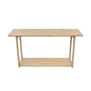 English Elm Christopher Knight Home® - Woodside Light Teak Rectangular Outdoor Buffet & Console Table – Acacia Wood, 300lb Capacity, Sleek Design N775P361821L