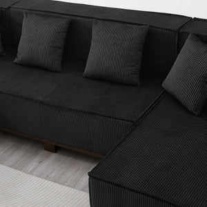 English Elm Swivel Barrel Accent Chair Chenille Tufted Round Club Seat for Living Room Lounge Black N719S002220B