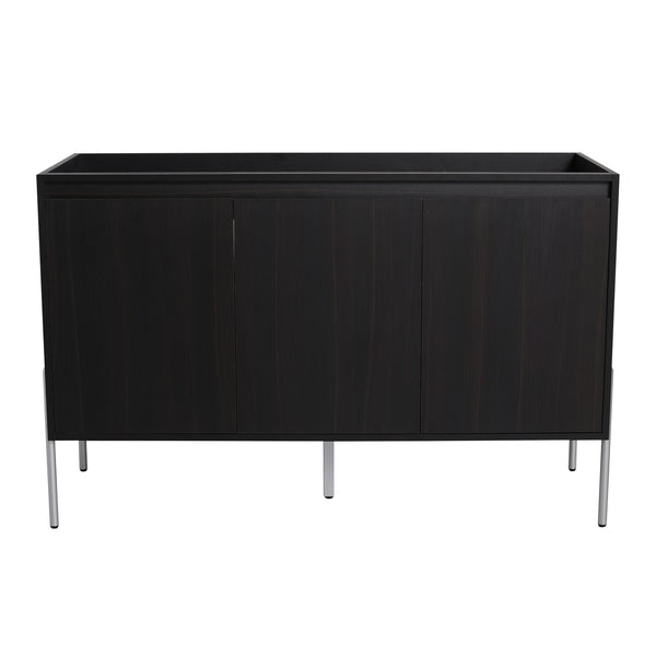 English Elm 48" Freestanding Bathroom Vanity Cabinet with Soft-Close Doors, KD Pack, Ample Storage, No Sink Included W1972P243178