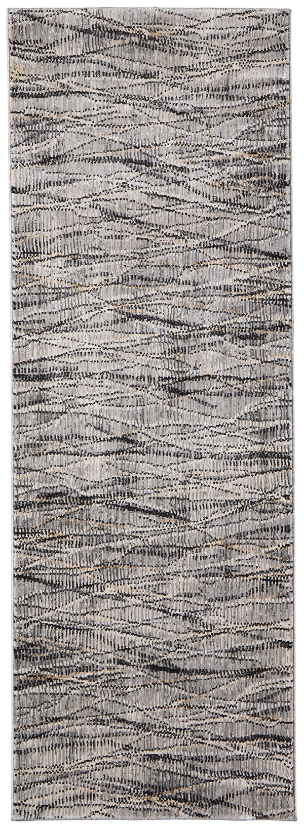 Feizy Rugs Sonora Abstract Watercolor Rug - Modern, Durable, Stain-resistant Design For Stylish Homes And Kids Gray,Ivory,Tan Polypropylene,Polyester,Viscose Snr39nxfgrychli02