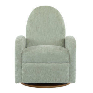 English Elm Christopher Knight Home® - 360 Swivel and Glider Recliner Chair with Boucle Upholstery, Solid Wood Base, Smooth Rocking Comfort Light Green N771P207029L