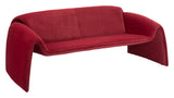 Horten Sofa Red 110028 Zuo Modern