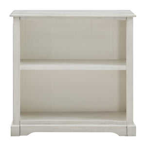 OSP Home Furnishings Country Meadows 2-Shelf Bookcase Antique White
