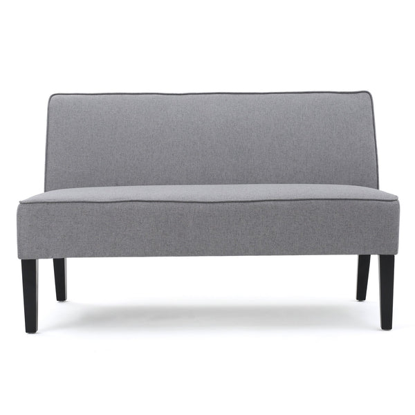 English Elm Christopher Knight Home® - Loveseat - Stylish Grey Upholstered Loveseat With Birch Legs For Cozy Comfort & Contemporary Charm 57659.00GRY