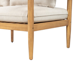 English Elm Christopher Knight Home® - Terassi Cozy Acacia Wood Loveseat For Two - Stylish Outdoor Seating With Plush Cushions & Durability N775P248814T