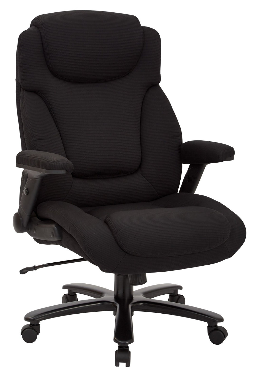 OSP Home Furnishings Big and Tall Executive Office Chair with Lumbar Support Heavy Duty 400 Lb Capacity 39203