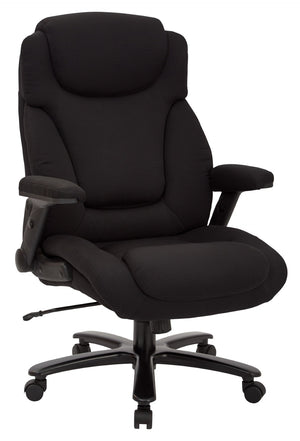 OSP Home Furnishings Big and Tall Executive Office Chair with Lumbar Support Heavy Duty 400 Lb Capacity 39203