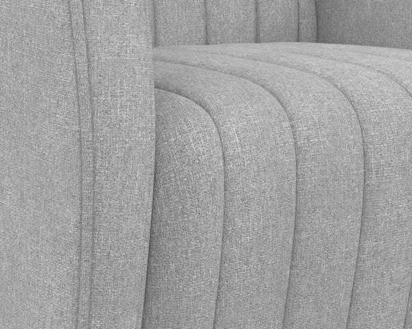 Sunpan Garrison Swivel Lounge Chair - Modern Elegance with Timeless Style and Comfortable Design Features Liv Dove