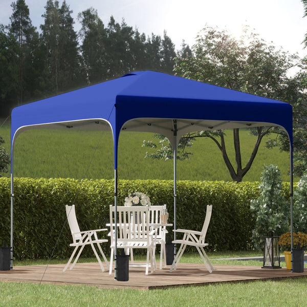 English Elm Outsunny 8' X 8' Instant Pop-Up Canopy Tent With Carry Bag & Sand Bags – Perfect For Outdoor Events! W2225P217654-GIGA
