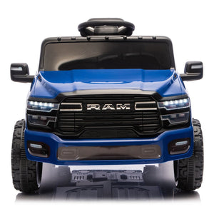 English Elm Licensed Dodge Ram 3500 Kids Electric Ride on Truck with Remote Suspension Bluetooth W1578P346249