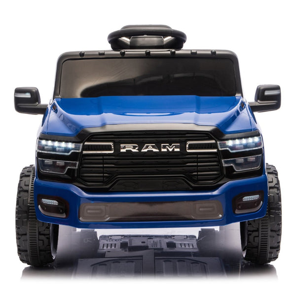 English Elm Licensed Dodge Ram 3500 Kids Electric Ride on Truck with Remote Suspension Bluetooth W1578P346249